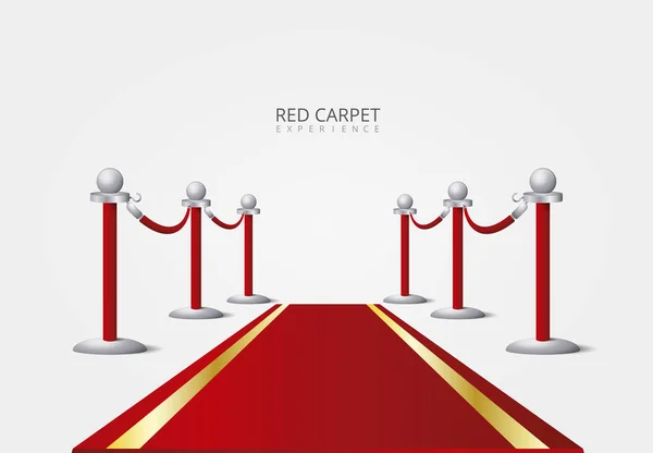Κόκκινο Χαλί Σχεδιασμό Είσοδο Εκδήλωση — Διανυσματικό Αρχείο