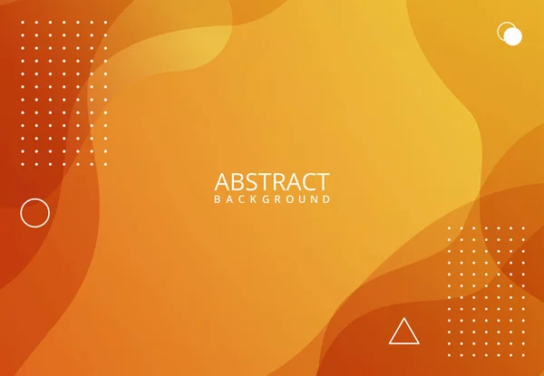 Abstrakte Geometrische Orange Hintergrund Design — Stockvektor