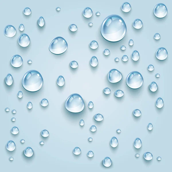 Conception Texture Goutte Eau Bleue — Image vectorielle