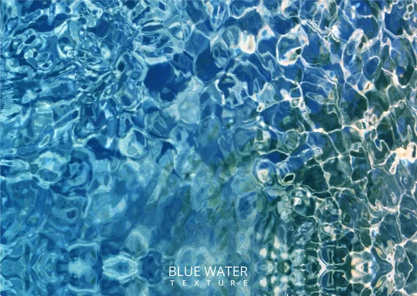 Projeto Fundo Água Mar Azul — Vetor de Stock