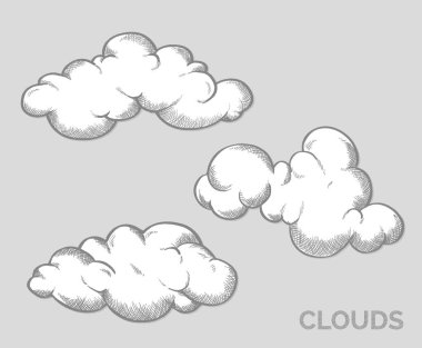 Beyaz bulutların çeşitliliği