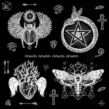 Dövme karikatür setinin çeşitleri