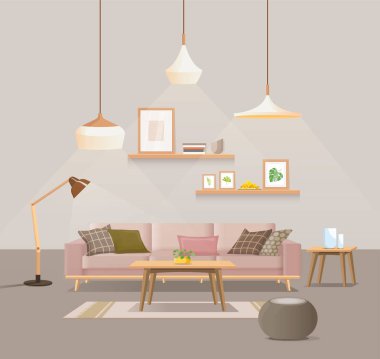 Ev dekorasyonu seti.