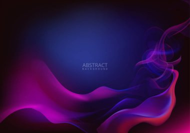 Soyut duman efekti arka plan tasarımı