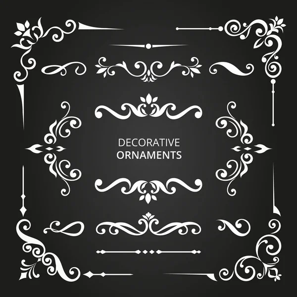 Różnorodność Dekoracji Dekoracyjnych — Wektor stockowy