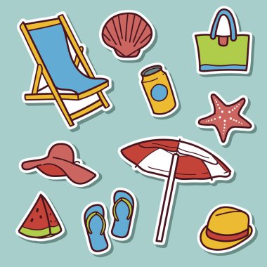 Yaz çıkartmalarının çeşitliliği