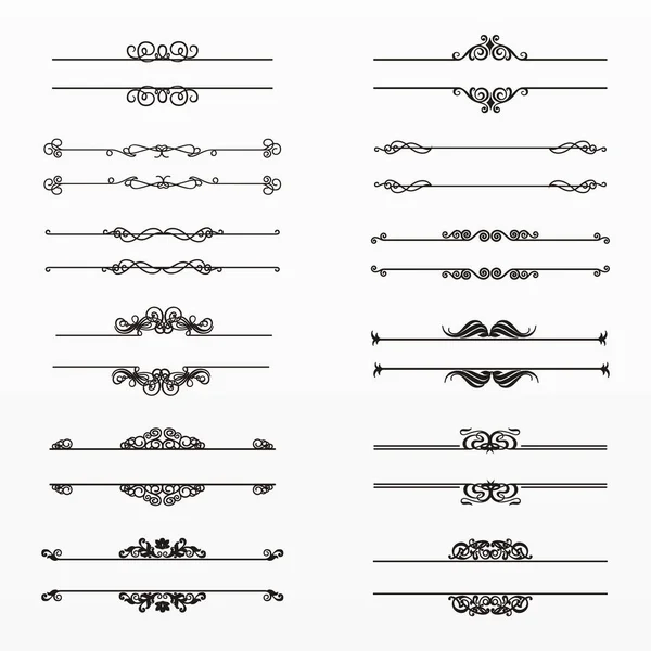 Bordure Collection Cadres — Image vectorielle