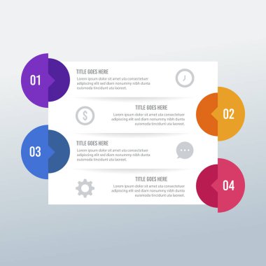 Dijital iş bilgisel vektör tasarımı