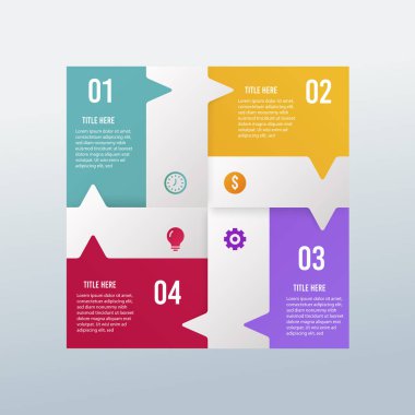 Dijital iş bilgisel vektör tasarımı