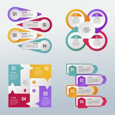 Dijital iş bilgisel vektör tasarımı