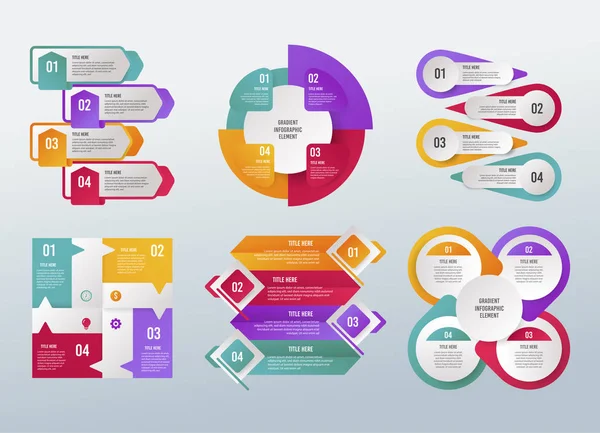 Digitaal Business Infographic Vector Ontwerp — Stockvector