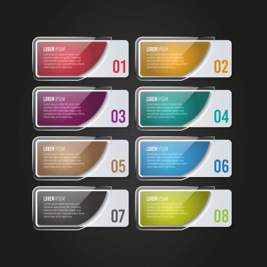 Dijital iş bilgisel vektör tasarımı