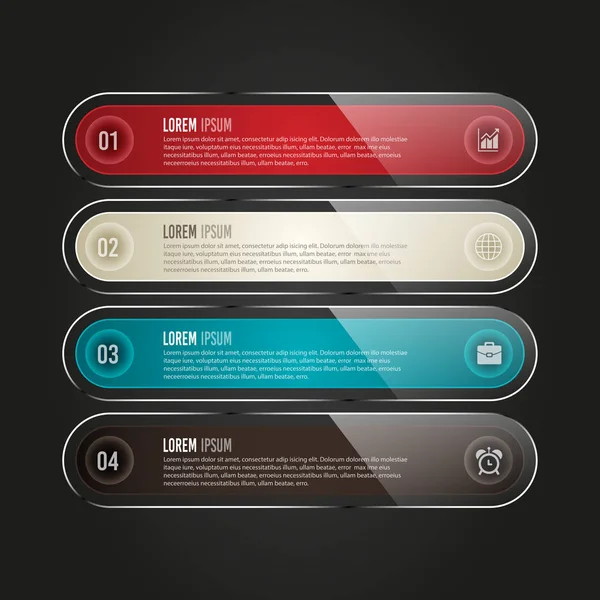 Infográfico Negócios Digitais Design Vetorial — Vetor de Stock