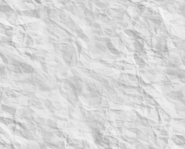 Crumpled white paper page texture