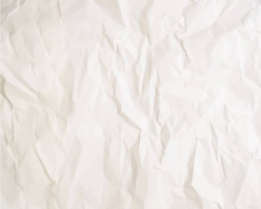 Buruşmuş beyaz sayfa dokusu