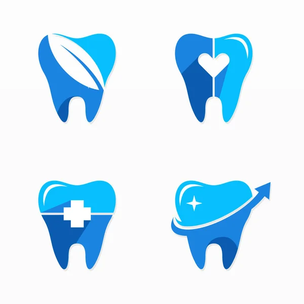 Variedad Del Logotipo Clínica Dental — Vector de stock