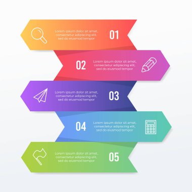 beyaz işletme bilgi tasarım vektörü