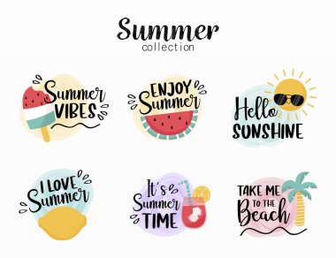 Yaz çıkartmalarının çeşitliliği