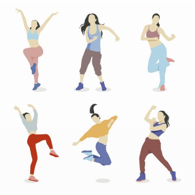 Zumba dansçılarının çeşitliliği