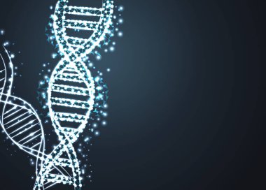 Soyut İnsan DNA 'sı arka plan tasarımı