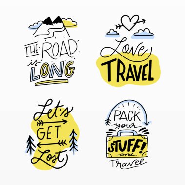 Seyahat etiketlerinin çeşitliliği