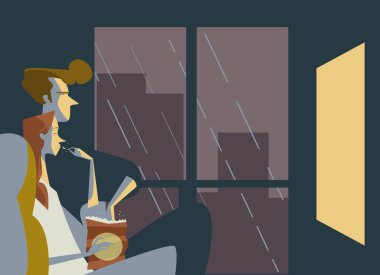 Birbirini seven tatlı bir çift.