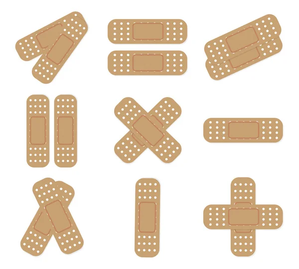 Variété Kit Bandage Médical — Image vectorielle