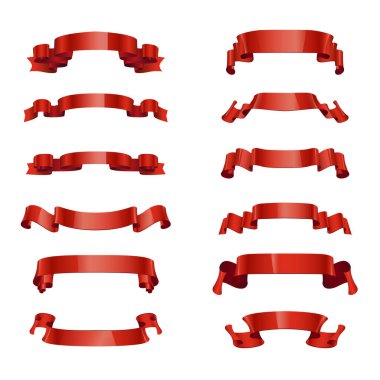 Şirin kurdelelerin çeşitliliği