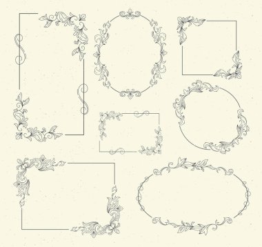 Çiçek çerçevelerinin çeşitliliği