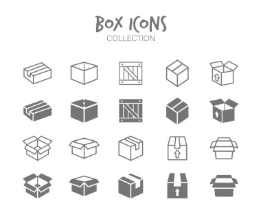 Lojistik simge seti çeşitliliği