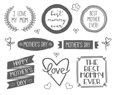 Anneler Günü amblemlerinin çeşitliliği