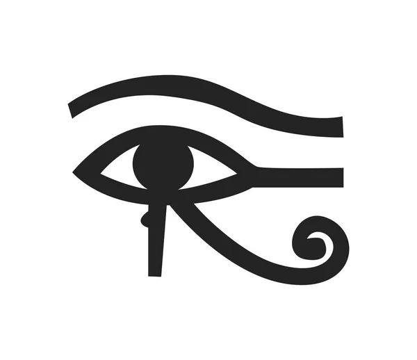 Egípcio Horus Olho Símbolo Design — Vetor de Stock