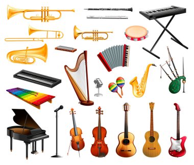 Müzik enstrümanlarının çeşitliliği