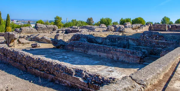 Seville bölgesinde Italica Roma kalıntıları. Andalucia — Stok fotoğraf