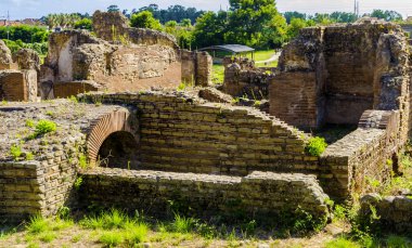Görünümü arkeolojik kalıntılar eski Roma