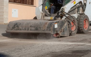 Süpürge eklentileri mini kazıcı. Süpürge toplar, toplar, döker ve döker..