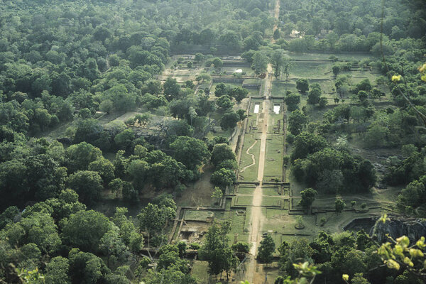 Sigirya's rock gardens