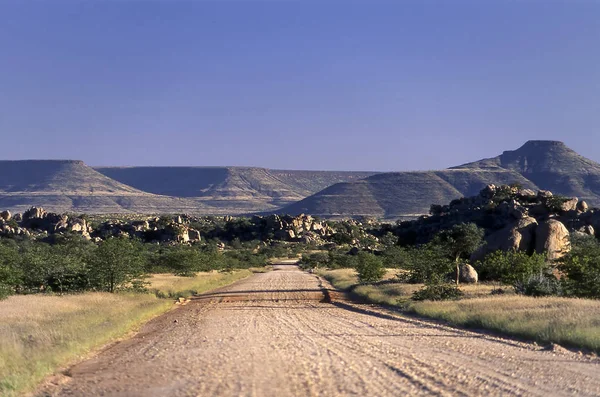 A Kunene régió nézete Jogdíjmentes Stock Képek