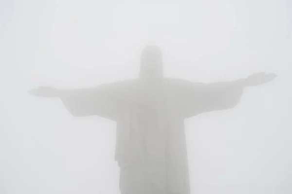 Posąg Chrystusa Odkupiciela w Rio de Janeiro — Zdjęcie stockowe