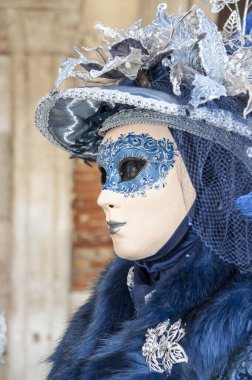 VENICE, ITALY - Febrary 19 2020: The masks of the Venice carnival 2020