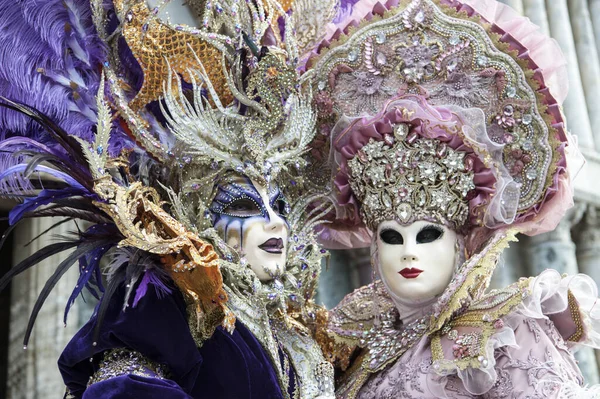 Venice Itália Fevereiro 2020 Máscaras Carnaval Veneza 2020 — Fotografia de Stock