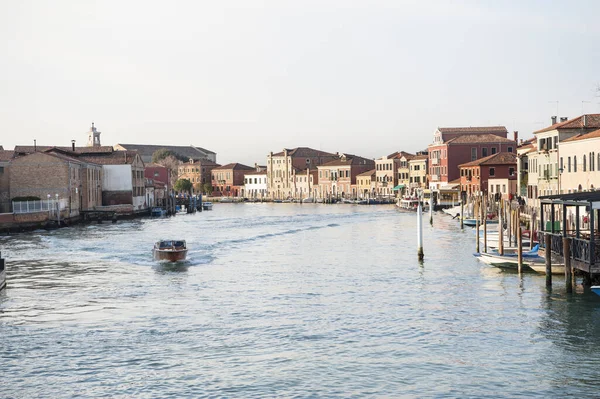Άποψη Ενός Από Κανάλια Του Murano Νησί Της Βενετικής Λιμνοθάλασσας — Φωτογραφία Αρχείου
