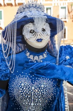VENICE, ITALY - Febrary 20 2020: The masks of the Venice carnival 2020