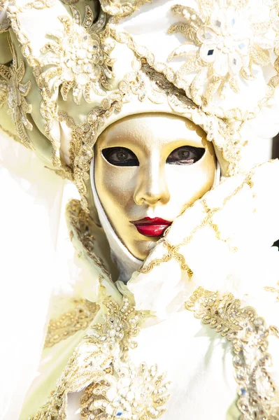VENICE, ITALY - Febrary 20 2020: The masks of the Venice carnival 2020