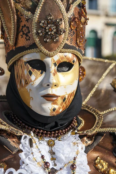 Venice Italy Febrary 2020 Masks Venice Carnival 2020 — Zdjęcie stockowe