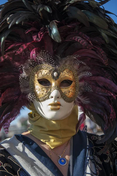 Venice Italy Febrary 2020 Masks Venice Carnival 2020 — Zdjęcie stockowe