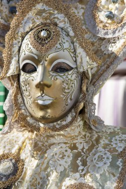 VENICE, ITALY - Febrary 20 2020: The masks of the Venice carnival 2020