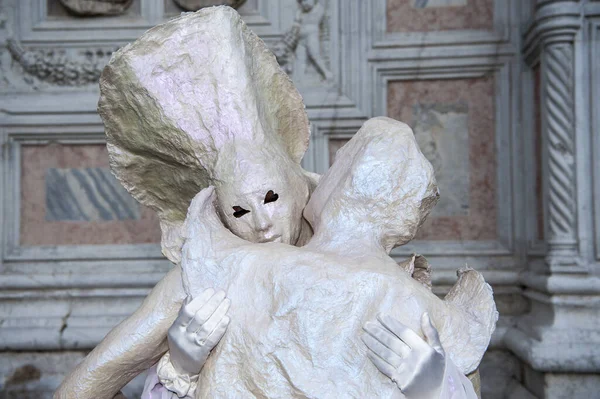 Venedik Talya Şubat 2020 Venedik Karnavalı Maskeleri — Stok fotoğraf