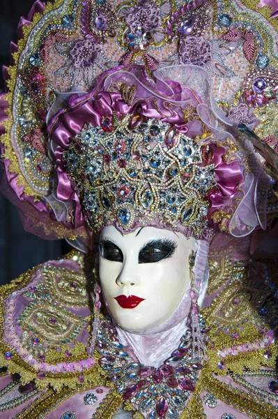 Venice Itália Fevereiro 2020 Máscaras Carnaval Veneza 2020 — Fotografia de Stock