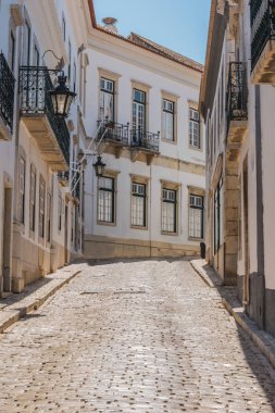 Eski şehir merkezi Faro, Algarve, Portekiz